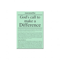 God's call to make a difference God's call to make a difference
