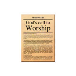 God's Call to Worship