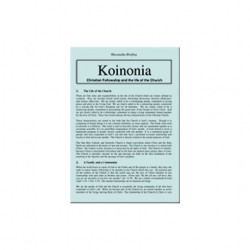 Briefing Paper on Koinonia